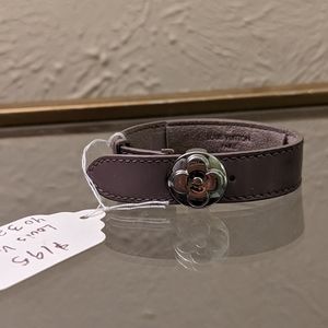 Louis Vuitton dark lavender clasp bracelet